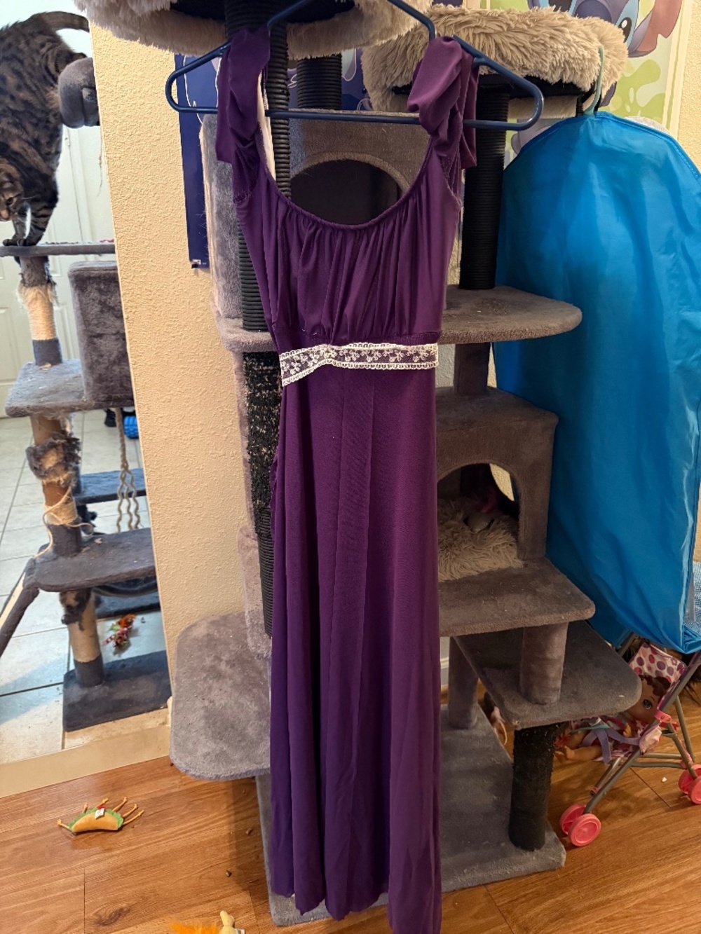 Purple dress